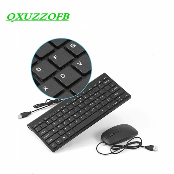 Buy Wired Keyboard & Mouse Combo Slim 78-Key for PC & Tablet in UK, London