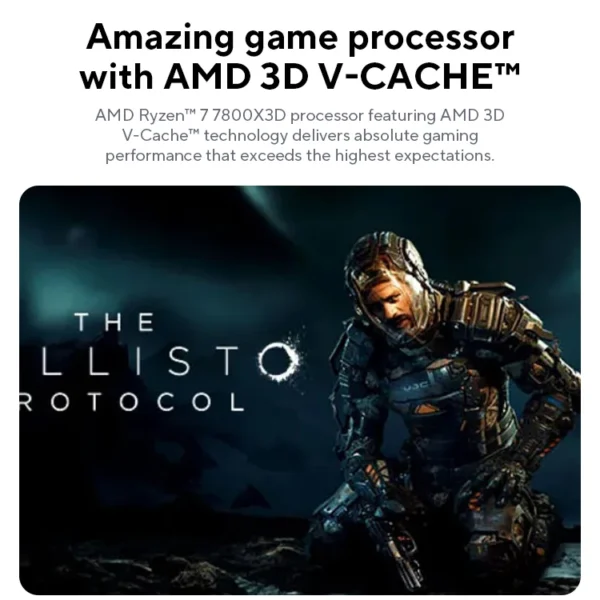 AMD Ryzen 7 7800X3D 8-Core 16-Thread 5.0GHz CPU - Image 2