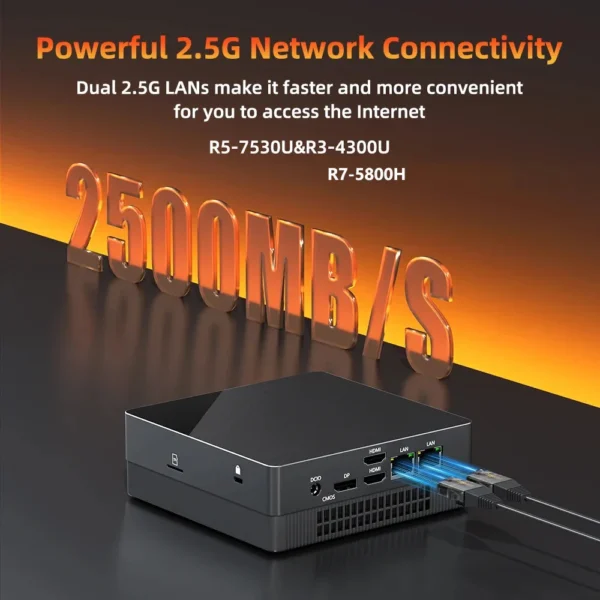 ZXIPC Mini PC Ryzen 7 4800H 8GB 1TB NVMe WiFi6 - Image 6