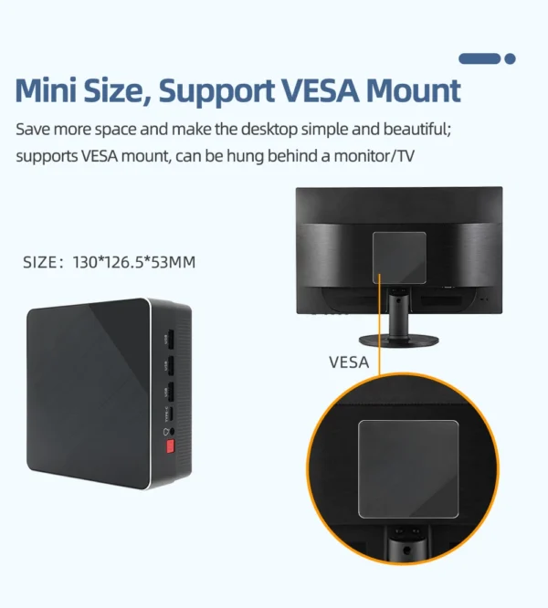 TexHoo Mini PC Ryzen 7 4800H 16GB 1TB NVMe - Image 5