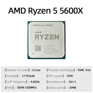 Buy AMD Ryzen 5 5600X 6-Core 12-Thread 4.6GHz CPU in UK, London