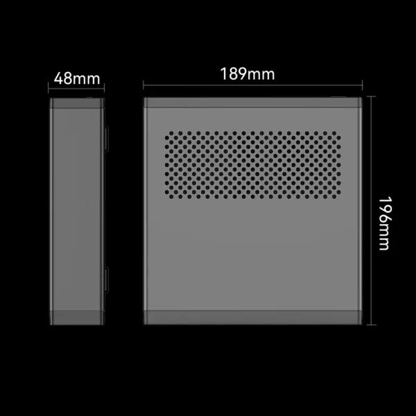 Topton MS-01 Mini PC Workstation i9 13900H DDR5 NVMe - Image 3