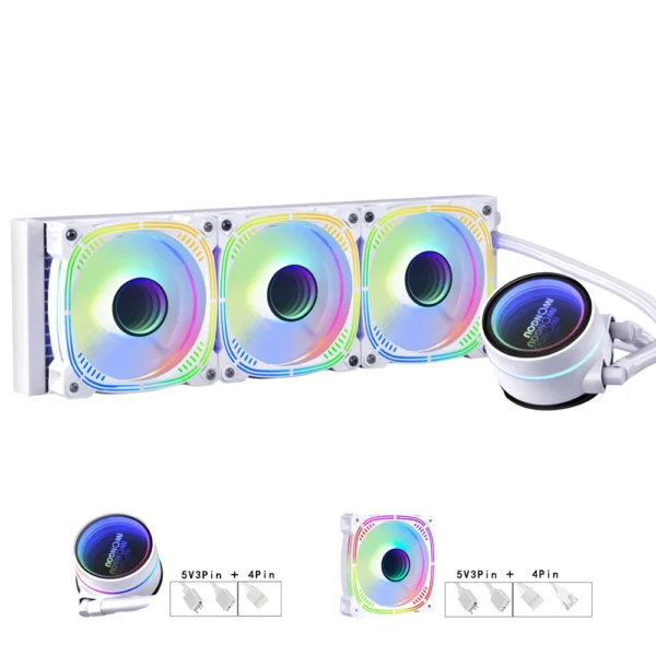 IWONGOU X99 360mm ARGB Liquid CPU Cooler – Intel/AMD - Image 8