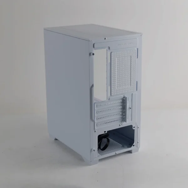 MANMU MicroATX/ITX Mid Tower Gaming PC Case – Black/White - Image 6