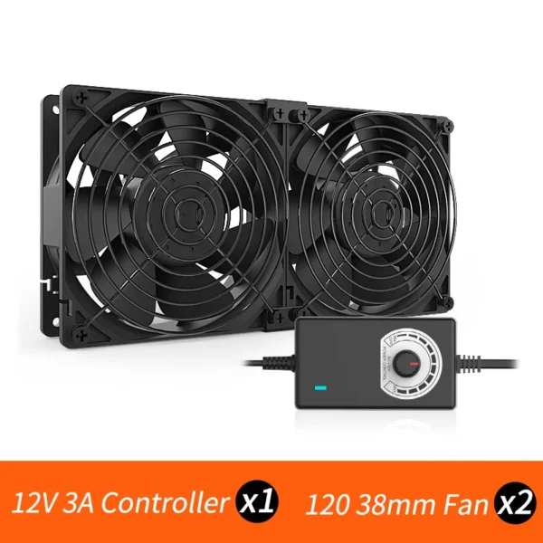 TEUCER T-12038 120mm 5000RPM Mining Case Fan - Image 12
