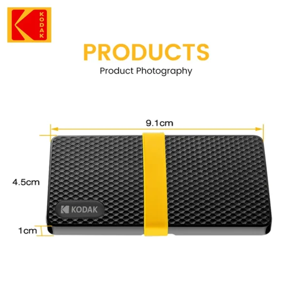 Kodak X200 1TB Portable External SSD USB 3.1 Drive - Image 5