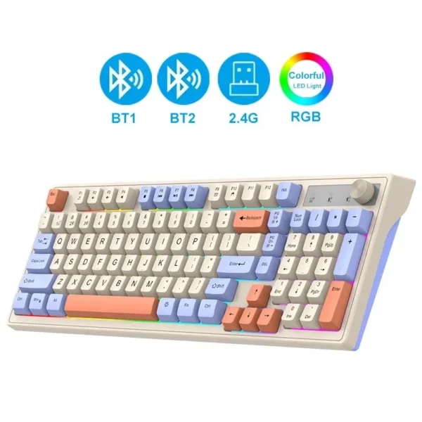 Dual-Mode RGB Wireless Keyboard & Mouse Set – Gaming - Image 13