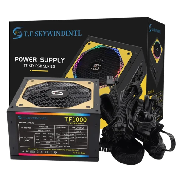T.F.SKYWINDINTL 1000W Gold ATX Full Modular PSU - Image 6