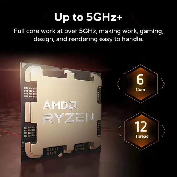 AMD Ryzen 5 7600X 6-Core 12-Thread 5.3GHz CPU - Image 3