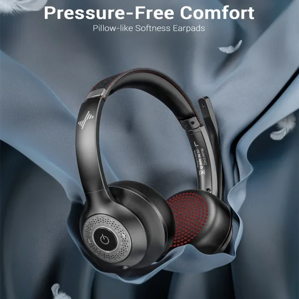 JIAMQISHI EH02U Wireless ANC Headset with Mic & USB Dongle - Image 2