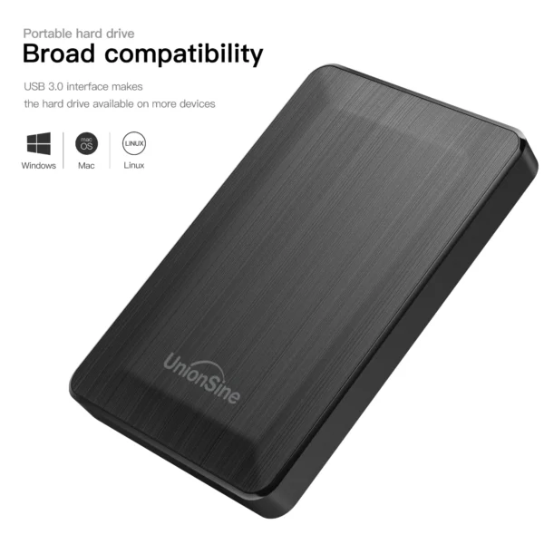 UnionSine 2.5" USB 3.0 Portable External HDD 250GB–1TB - Image 2