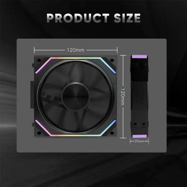 Jungle Leopard Interstellar V2RS 120mm ARGB Fan - Image 6