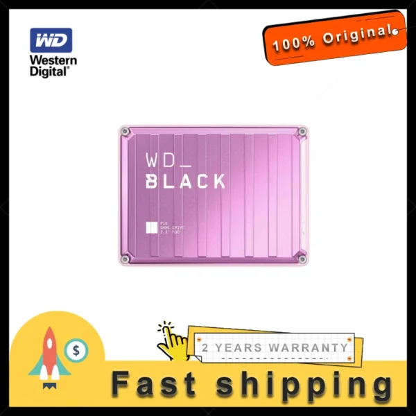 WD_BLACK P10 2TB–6TB Portable External Game Drive HDD - Image 2