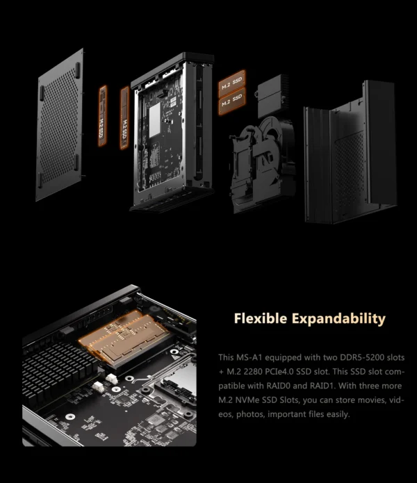 MINISFORUM MS-A1 Ryzen 9 Gaming Mini PC Workstation - Image 11