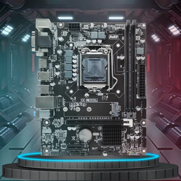H310 LGA 1151 Micro-ATX Motherboard DDR4 NVMe M.2 - Image 2