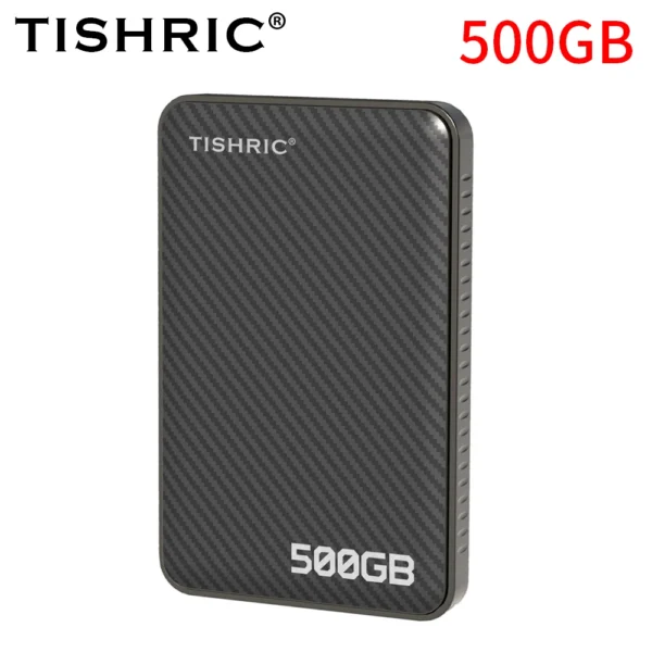TISHRIC Portable SSD External Hard Drive USB 3.0 – 500GB - Image 8