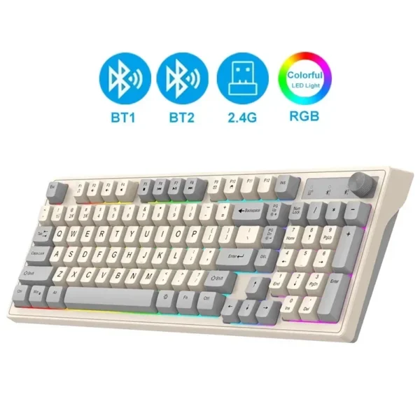 Dual-Mode RGB Wireless Keyboard & Mouse Set – Gaming - Image 12