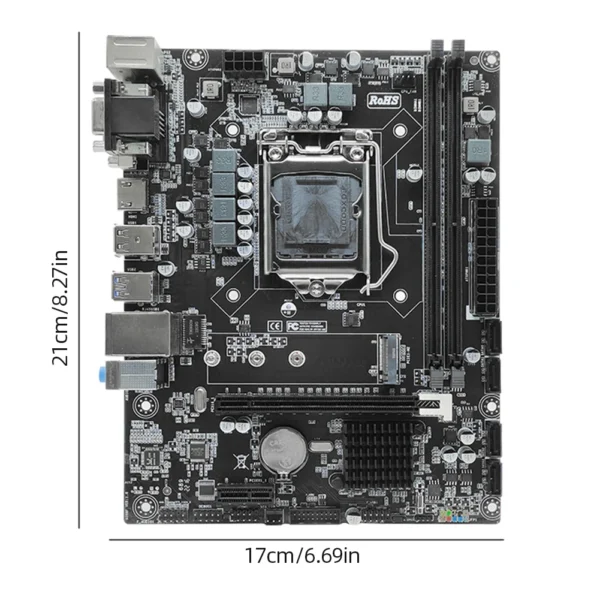 H310 LGA 1151 Micro-ATX Motherboard DDR4 NVMe M.2 - Image 6