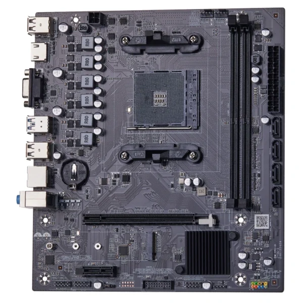 QIYIDA B450 AM4 DDR4 Motherboard with M.2 NVMe - Image 2