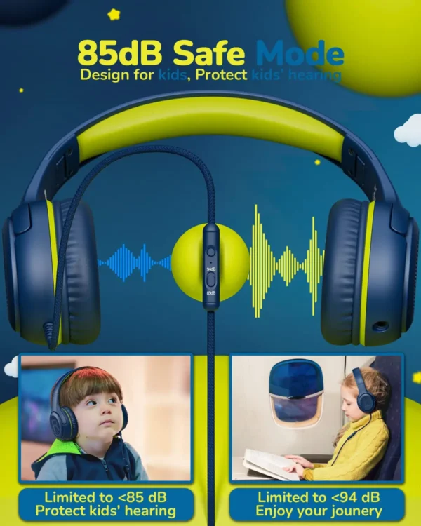 AWATRUE AT2 Wired Gaming Headset with Mic & Memory Foam - Image 3