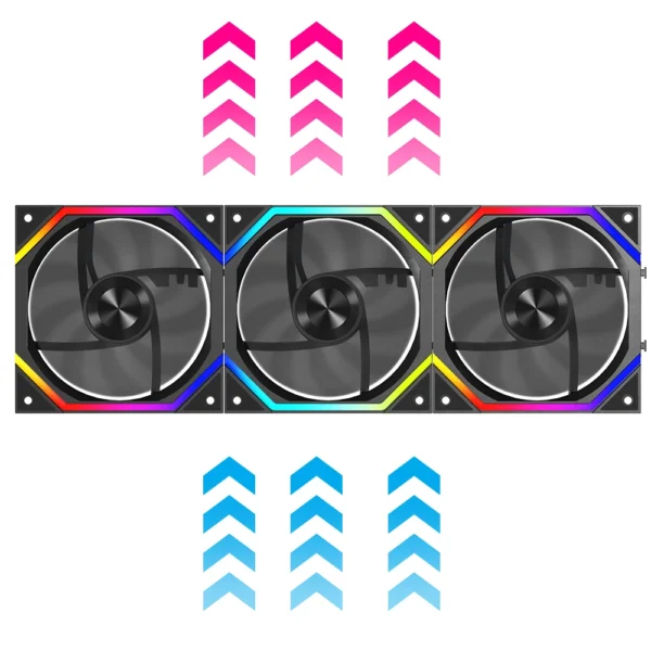 Jungle Leopard Galaxy Prism 120mm ARGB Case Fan - Image 10