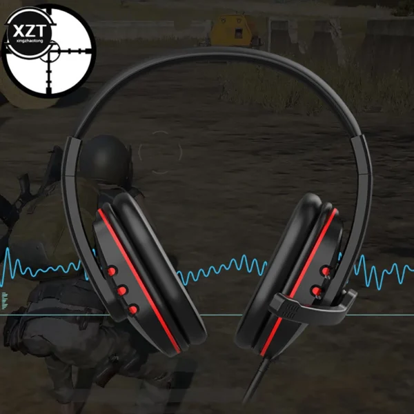 WYMECT Wired Gaming Headset with Mic for PC & Consoles - Image 5
