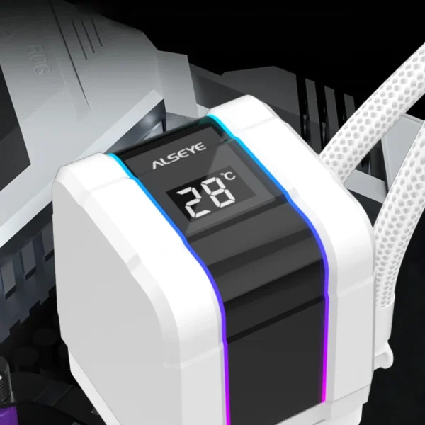 ALSEYE M240 Plus ARGB 240mm AIO Liquid CPU Cooler - Image 5