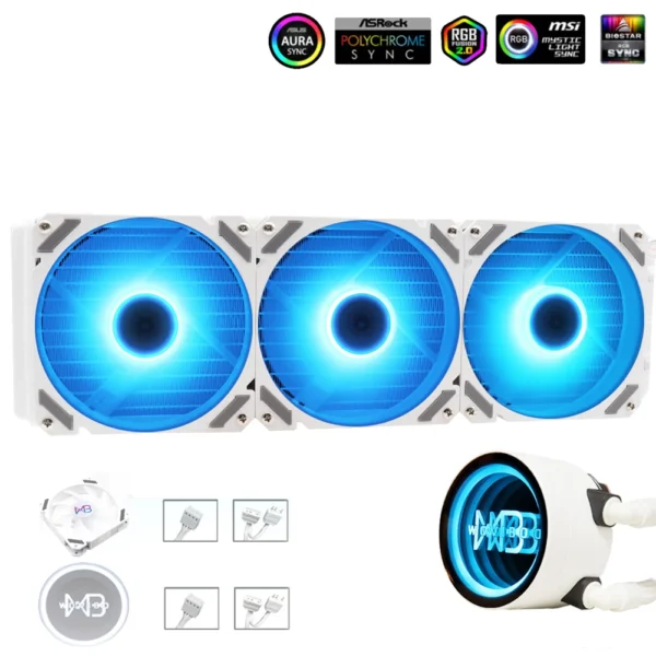 Wovibo 240mm ARGB Liquid CPU Cooler - Image 9