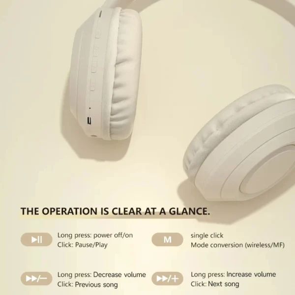 Xiaomi TH30 Bluetooth 5.3 Wireless Headphones – 20H Playtime - Image 3