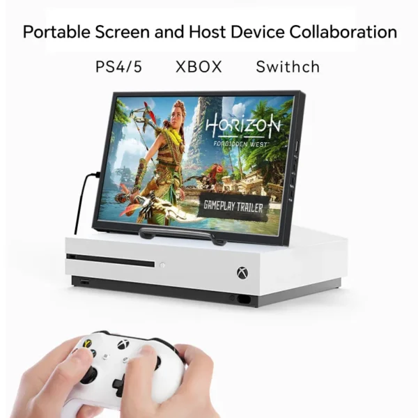 Prechen 13.3" 2K IPS Touch Portable Monitor USB-C HDMI - Image 3