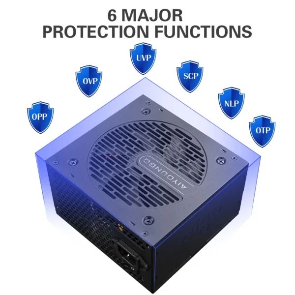 Aigo AT 750W ATX Gaming PSU 80+ Bronze Certified - Image 3