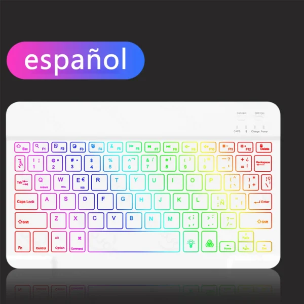 EMTRA Backlit Bluetooth Keyboard & Mouse for Tablet/PC - Image 11