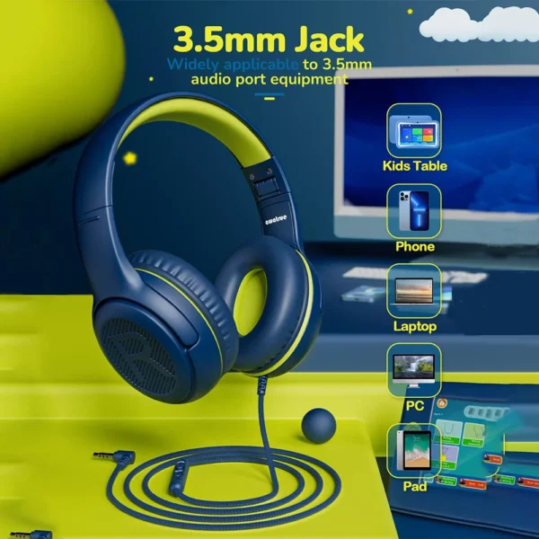 AWATRUE AT2 Wired Gaming Headset with Mic & Memory Foam - Image 6
