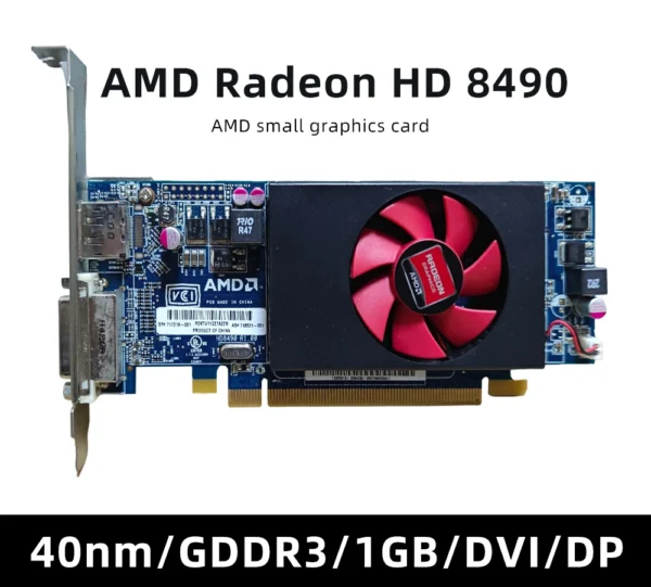 Radeon HD 8490 1GB DDR3 PCIe x16 Graphics Card - Image 2