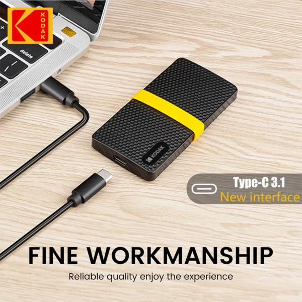 Kodak X200 1TB Portable External SSD USB 3.1 Drive - Image 6