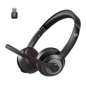 Buy JIAMQISHI EH02U Wireless ANC Headset with Mic & USB Dongle in UK, London