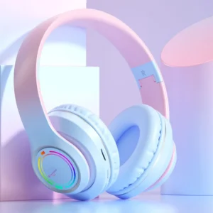 Buy Kids Bluetooth Headphones with Mic & LED Lights – GUZMYYF in UK, London