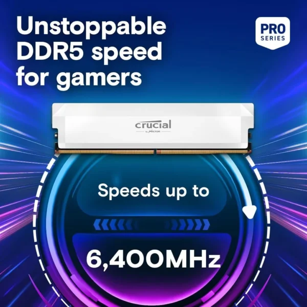 Crucial Pro DDR5 32GB (2x16GB) 6000MHz Gaming RAM - Image 3