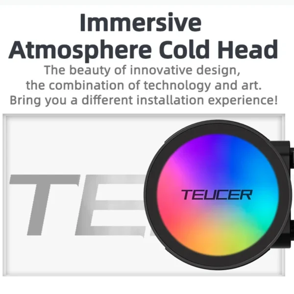 TEUCER AF-S120 120mm RGB Liquid CPU Cooler – Intel/AMD - Image 4
