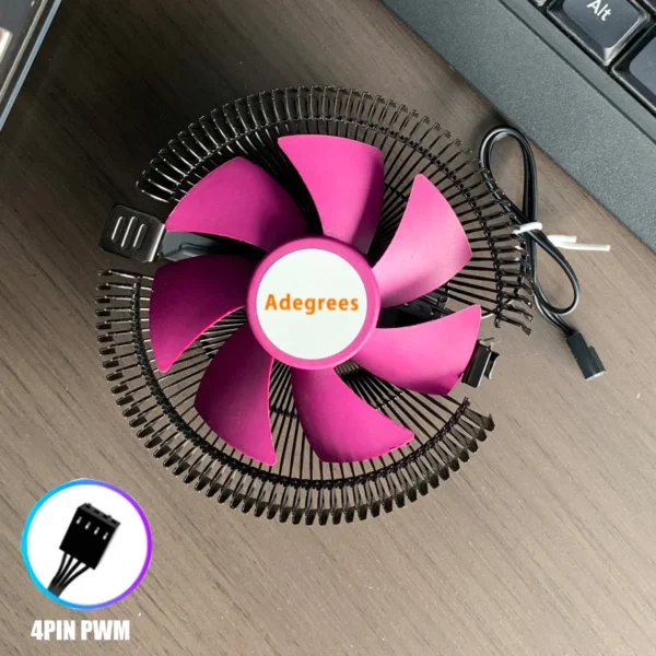 Adegres X99 Low Profile CPU Air Cooler 90mm Fan - Image 8