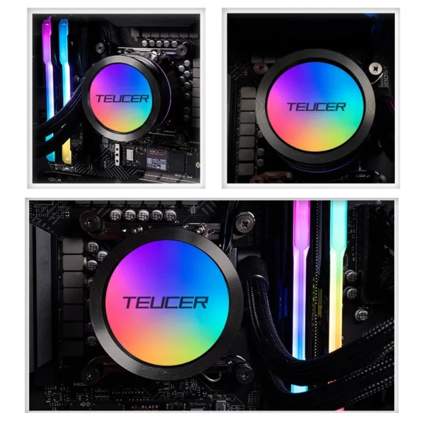 Teucer AF-360 RGB 360mm CPU Liquid Water Cooler - Image 6